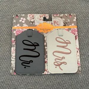 Mr & Mrs Luggage tags